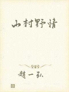 山村野情封面