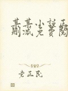 某某小说正版无删减免费阅读全文