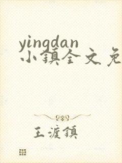 yingdan小镇全文免费阅读笔趣阁封面