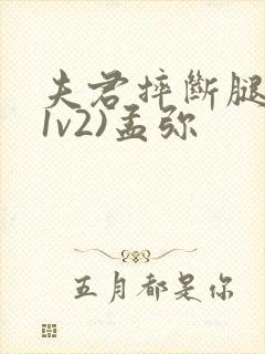 夫君摔断腿后(1v2)孟弥