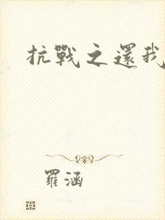 抗战之还我河山封面
