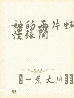 她的两片蚌肉慢慢张开