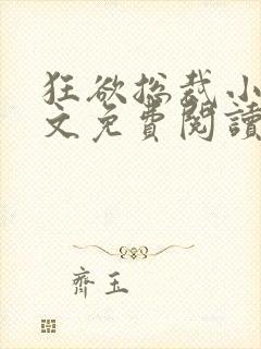 狂欲总裁小说全文免费阅读