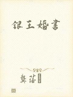 银王婚书封面