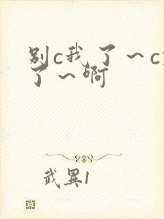 别c我了～c烂了～啊