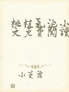 桃枝气泡小说全文免费阅读