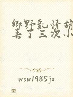 乡野乱情胡秀英丢了三次小说