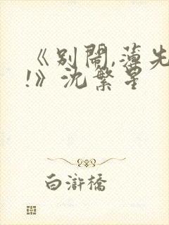 《别闹,薄先生!》沈繁星