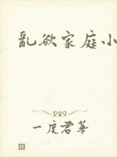 乱欲家庭小说封面