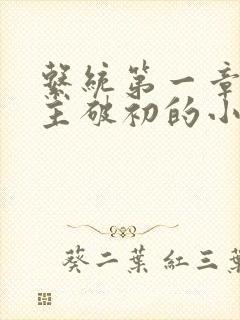 系统第一章给宿主破初的小说封面