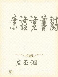 唐洛洛萧衍算命小说免费阅读