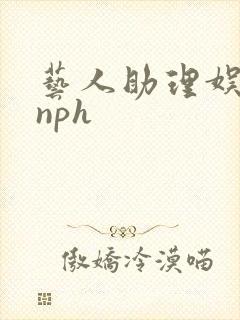 艺人助理娱乐圈nph封面