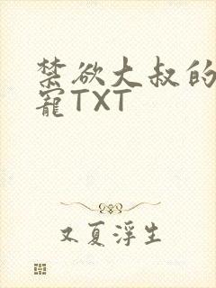 禁欲大叔的心尖宠TXT