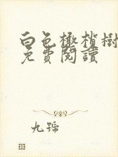 白色橄榄树全文免费阅读封面