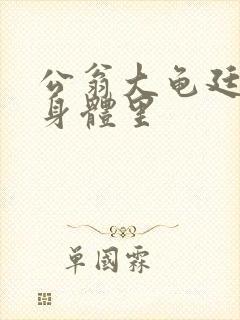 公翁大龟廷进我身体里