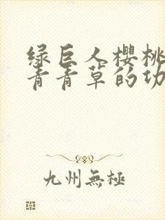 绿巨人樱桃荔枝青青草的功效封面