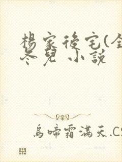 杨家后宅(全)冬儿 小说