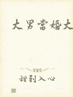 大男当婚大结局