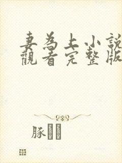 妻为上小说免费观看完整版笔趣阁