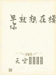 早就想在楼梯要你