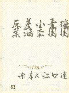 反差小青梅不经叶涵季园园封面