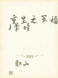 重生之军婚(h)李晴封面