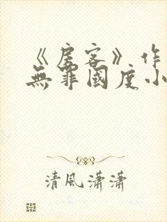 《房客》作者:无罪国度小说封面