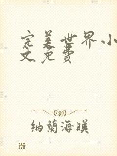 完美世界小说全文免费