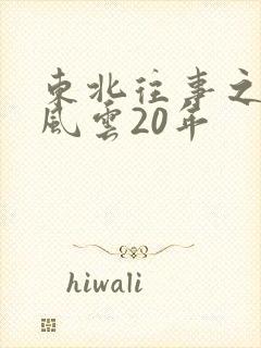 东北往事之黑道风云20年