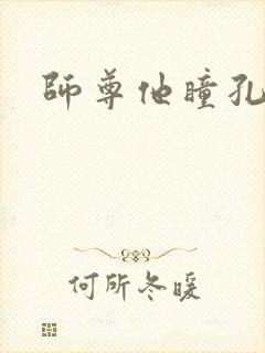 师尊他瞳孔地震封面