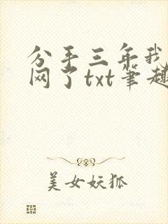 分手三年我投罗网了txt笔趣阁