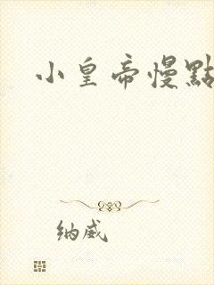 小皇帝慢点疼封面