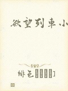 欲望列车小说封面