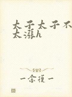 太子太子不要了太涨h