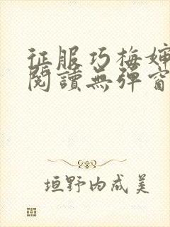 征服巧梅婶全文阅读无弹窗笔趣阁