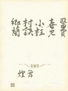 乡村小春医王淑兰铁柱免费阅读全文