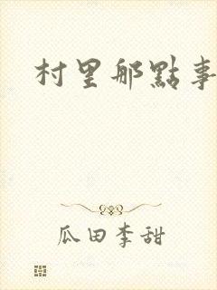 村里那点事儿