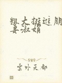 粗大挺进朋友人妻淑娟