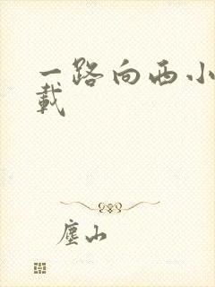 一路向西小说下载封面
