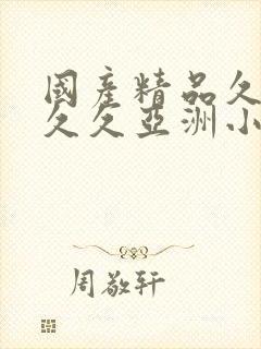 国产精品久久久久久亚洲小说封面