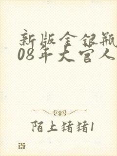 新版金银瓶2008年大官人封面