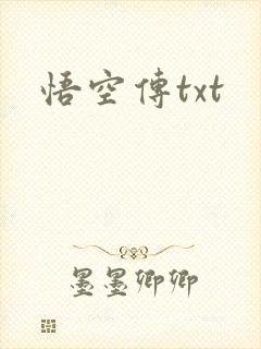 悟空传txt封面