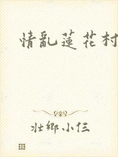 情乱莲花村封面