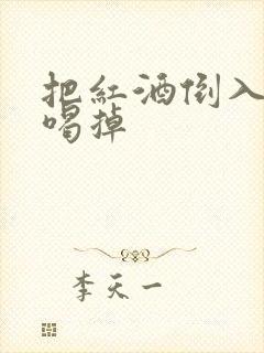 把红酒倒入b里喝掉封面