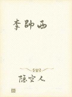 李帅西封面