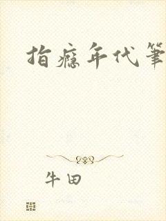 指瘾年代笔趣阁封面