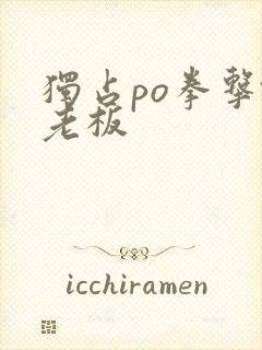 独占po拳击馆老板