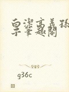 白洁高义孙倩东子笔趣阁