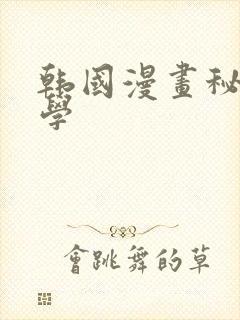 韩国漫画秘密教学封面