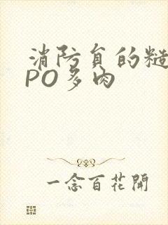 消防员的糙汉文PO多肉封面